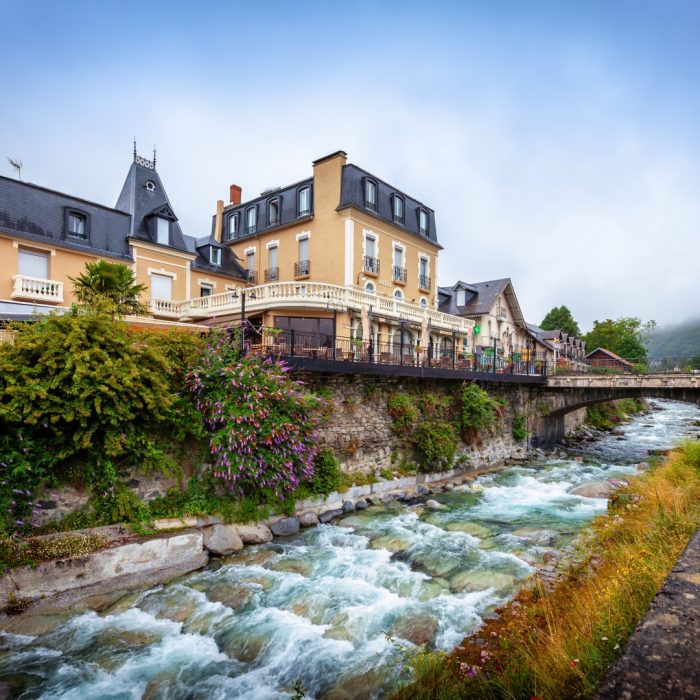 City center, Luz-Saint-Sauveur is a commune in the Hautes-Pyrénées department in the Occitan region of south-western France, on the Baztan river.